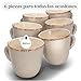Imagen de Juego de 6 Tazas de Café Estilo Rústico