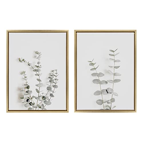 Kate and Laurel Sylvie Neutral Botanical Print No...