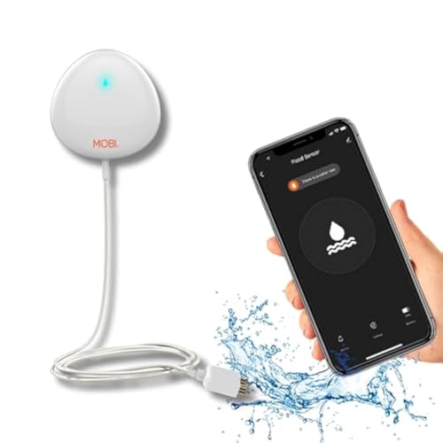 Affordable Smart Leak Detection Sensors With Mobile Alerts for Home Safety Wi-Fi Leak Alert Sensor by MOBI Technologies Inc.
