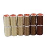 Multi-Purpose Thread for Sewing, 200Y/Spool 40S/2, Polyester Sewing Threads Kits for Sewing Machine