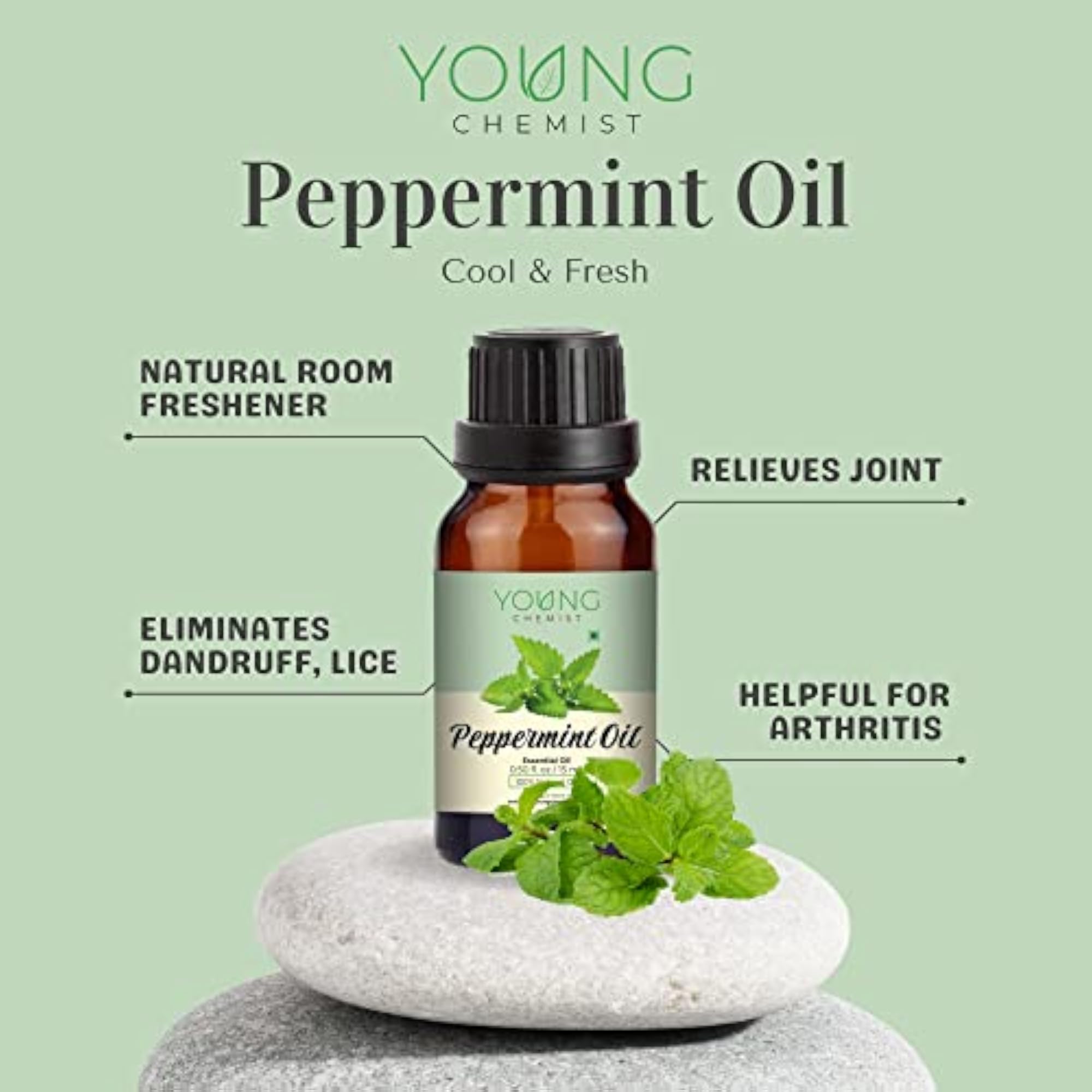Eucalyptus & Peppermint Essential Oils Pack of 2