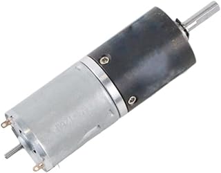 variable reduction Worm Gear 12v Dc Motor, 370 Gear Reduction Box, Gearbox Dc Motor, High Torque Motor, Planetary gear high torque geared electric ( Color : 1200RPM , Size : Output shaft diameter 6mm