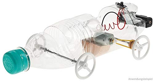 matches21 - Coche de reciclaje con transmisión por correa como kit de montaje para niños a partir de 10 años