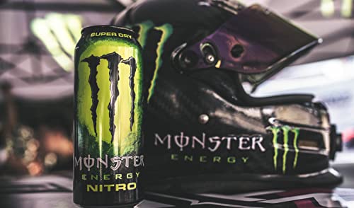 Monster Energy Nitro Super Dry, Maximum Strength, Energy Drink, 16 ounce, (Pack of 15)