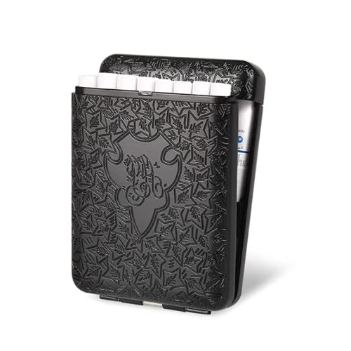 Image of Peaky Blinders Cigarette Case Retro Metal Portable 16 Cigarettes Box - Black