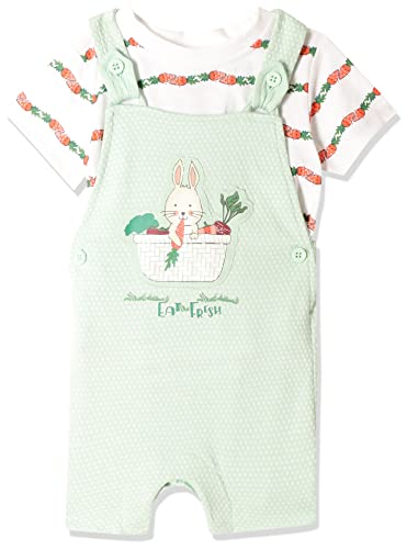 Image of miniklub Infant Boys White & Blue Printed Clothing Set