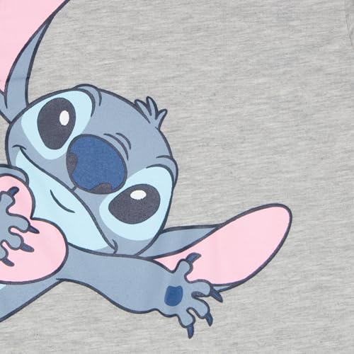 Image of Disney Lilo & Stitch Girls 2-Piece Set - Short Sleeve Graphic Print Tie Front T-Shirt and Leggings 2-Pack Bundle for Kids