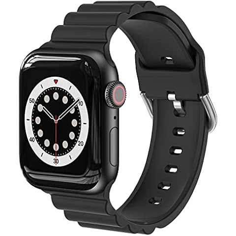 Zeit Diktator Watch Straps Compatible with Apple Watch 38mm 40mm 41mm 42mm 44mm 45mm,Silicone Watch Strap replacement for iwatch Serie 7 6 5 4 3 2 1 SE Men&Women Cover