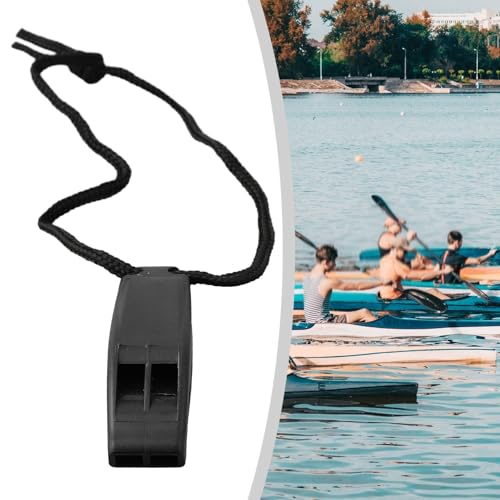 Professionelle Dual-Frequenz-Pfeife für Tauchen, Wassersportgeräte (schwarz)