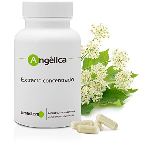 Angélica archangelica* La Hierba de Los ángeles * 60 cápsulas/ 425mg que corresponden a 1500mg de raíz seca * Extracto concentrado 4:1 de raíz de angélica * Digestión