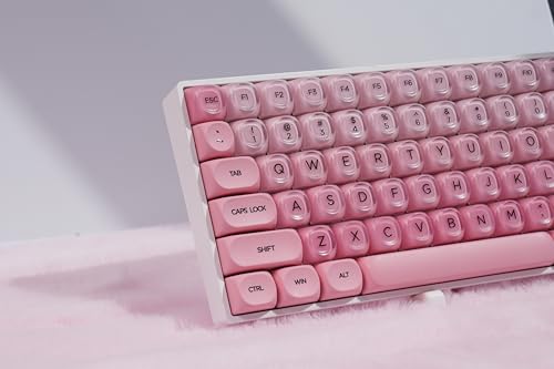 Image of ZORNHER ZH100 Foundation Mechanical Kevboard,Pink Creamy Kevboard with Number Pad,Girly Keyboard,Full Size Gaming Keyboard Cute,Jelly MOA Profile,Creamy Sounding Linear Switches