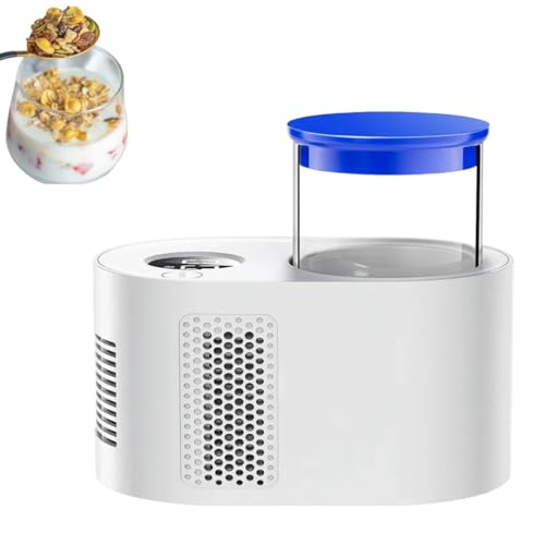 LumoLight缶クーラー、急速冷却カップ、ペルチェ冷却/加熱/発酵、ヨーグルトメーカー、リンククーラー、冷却カップ、小型、デスクトップ、LCDスクリーン、ヨーグルト、牛乳、コーヒー、炭酸飲料、ジュースなどを温かくまたは冷たく保ちます (ホワイト) [並