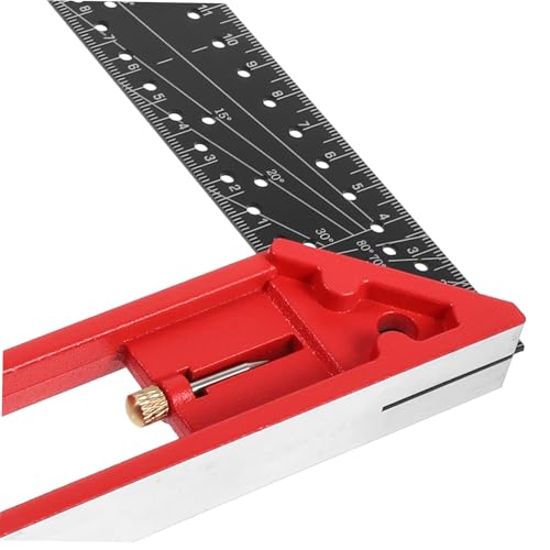 Regla para medir ángulos multiángulo de aluminio miniatura 4