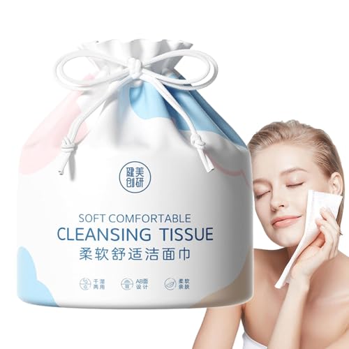 Toallas Faciales Para La Limpieza, Toallas De Algodón En Rollo | Toallitas Limpiadoras Seccas Para La Cara, Toallitas Desmaquillantes Para Pieles Sensibles, Viajes, Hotel, Spa, Tratamientos