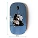 KOOLmouse [ Optical 2.4G Wireless Mouse [ Tiny Baby Panda Quote Blue China Animal ]
