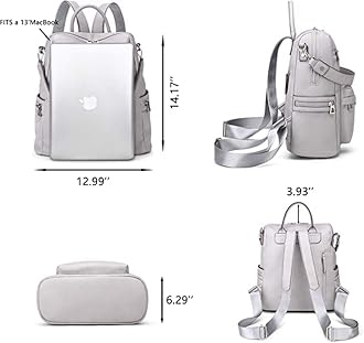 Kayla Stylish Vegan Leather Backpack & Purse for Women | Gifts | Shoulder Bag for Women and Girls | College Bag for Girls | Multipurpose Travel Bag | Durable | Multipurpose