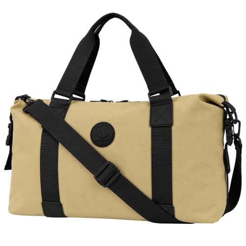 Image of Storite Travel Duffel Bag, Khaki, 42x14x33 cm