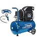Produktbild Scheppach Kompressor HC26 Druckluftkompressor | 220 l/min Ansaugleistung | 24 Liter Kessel | 1500W | 8 bar | ölgeschmiert | mit Griff und Fahrvorrichtung | inkl. 5m Schlauch, Reifenfüllgerät + Zubehör