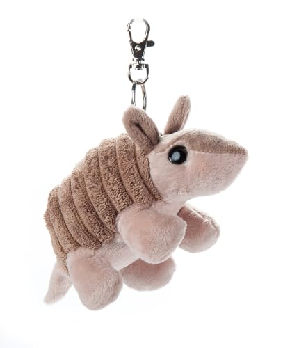 Image of The Petting Zoo Armadillo Stuffed Animal Plushie, Gifts for Kids, Backpack Clips Animals, Armadillo Plush Toy, 6 inches