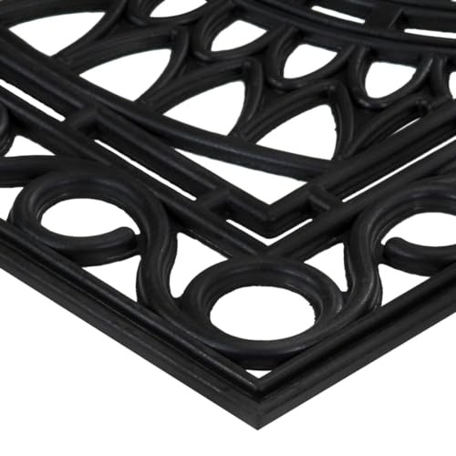 Paillasson extérieur antidérapant caoutchouc pour intérieur 45x75cm - 4