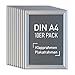 Produktbild Warenfux24 10x (DIN A4) Aluminium Klapprahmen Silber, Alu Rahmen, Plakatrahmen, Ladeneinrichtung, Wechselrahmen, 240 x 325 mm, DRUCKUNDSO