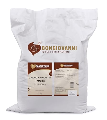 BONGIOVANNI FARINE E BONTA' NATURALI Farina di Grano Khorasan Kamut setacciata Bianca - 1 kg