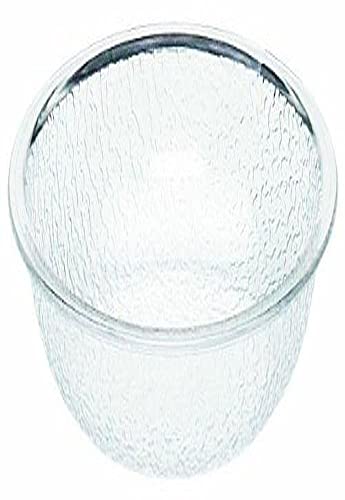 Cambro PSB6 18.8-Quart Capacity 6-Inch ID Camwear Clear Polycarbonate Round Pebbled Bowl (Case of 12)