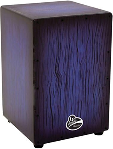 LP LPA1332-BBS Aspire Series Wood Accent Cajon, 12" W x 11-3/4" D x 17-1/4" H, Blue Burst