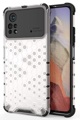 Image of Glasgow Back Case Cover Designed for Poco X4 Pro 5G - Transparent