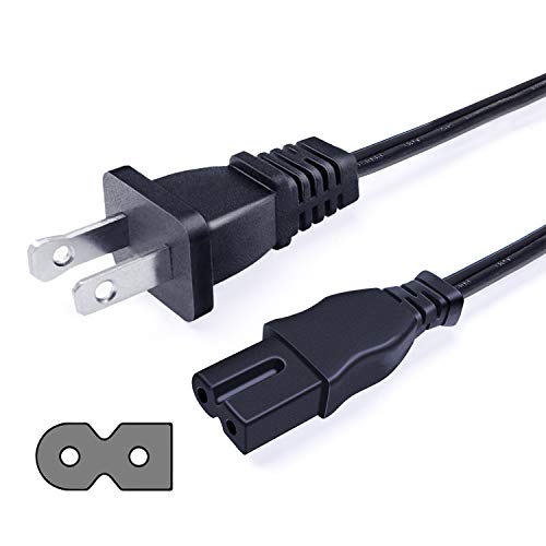 UL Listed Power Cord for Bose 321 Cinemate I II III 1 2 3 GS GSX Speaker Acoustimass 10 Series IV Speaker System 2 Prong Power Cord AC Replacement 8ft Charger Cable