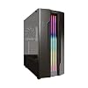 COUGAR Gemini S Iron-Gray/Gemini S IG Mid-Tower with a Full-Sized Tempered Glass Cover and an Integrated ARGB Lighting System That Delivers Everything a Gamer Needs.