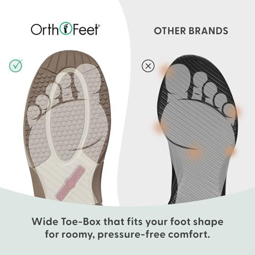 Image of Orthofeet Women's Orthopedic Stretch Knit Walking Sneaker