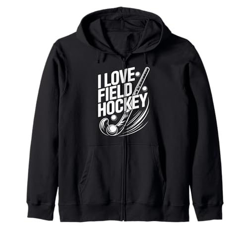 Gráfico I Love Hockey Sport Passion Sudadera con Capucha