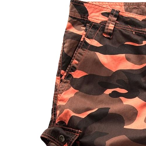 Shorts cargo de algodón para hombre camuflaje miniatura 6