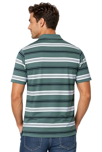 Image of SANE ORIGINALS Half Sleeve Polo T-Shirt for Men with Pocket || Stripe Collar and Pocket T-Shirt for Men Half Sleeves