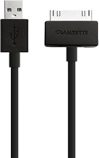 Amkette 30 Pin to USB Charging & Data Sync Cable for iPhone 3G/3GS/4/4s/iPad 1/2/3, iPod Nano 5th/6th Gen and iPod Touch 3 Price In India