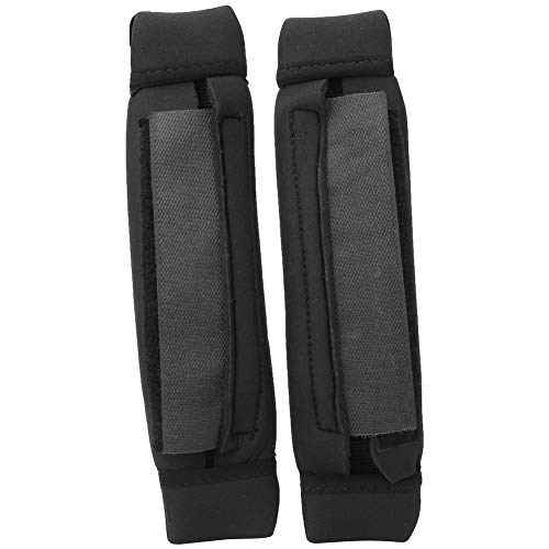 A Pair of Black Kiteboard Kitesurfing Surf Board Foot Straps Replacement for Surfing