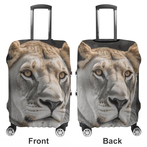 Carry on Luggage Cover Lioness Suitcase Covers for Luggages Tsa Approved Travel Luggage Sleeve Protector Elastic Suitcase Protector Anti-Scratch Washable Fits 19-30 Inch Case -M3