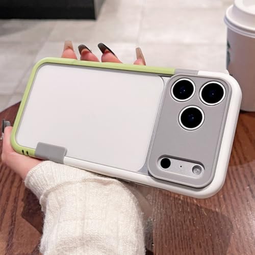 Étui de luxe pour iPhone 16 Pro Max avec coque souple à contraste de couleurs chic