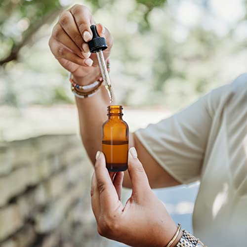 Comrzor 48 Pack 1oz Amber Glass Bottles with Glass Eye Droppers by Comrzor - Image 6