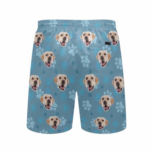 Custom Men's Swim Trunks with Faces Personalized Beach Shorts for Men Customized Swim Shorts W/Photo Summertime Gifts4