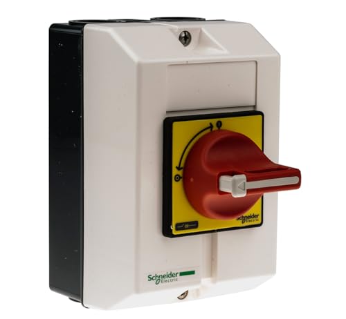 Interrupteur vario Schneider 25A pour couper rapidement le courant d'un moteur en panne