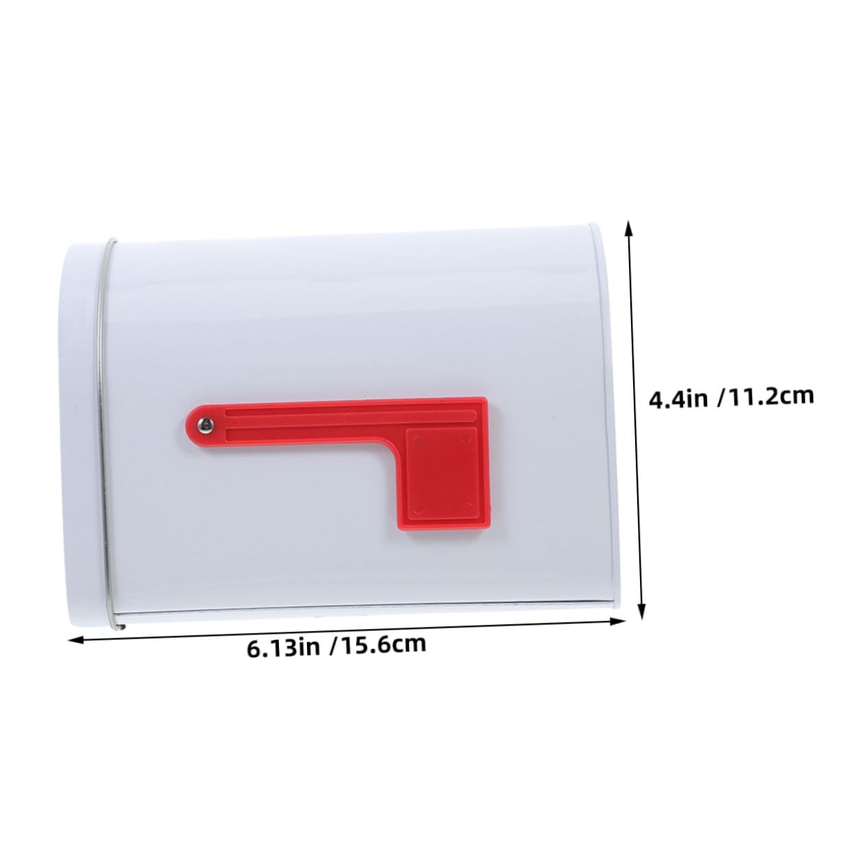 LIFKOME 4 Pezzi Scatole Portaoggetti Lettera in Metallo Piccole Contenitori Forma di Scatola Postale per Scuola Conservazione Dolcetti Natalizi Regali Matrimonio e Feste