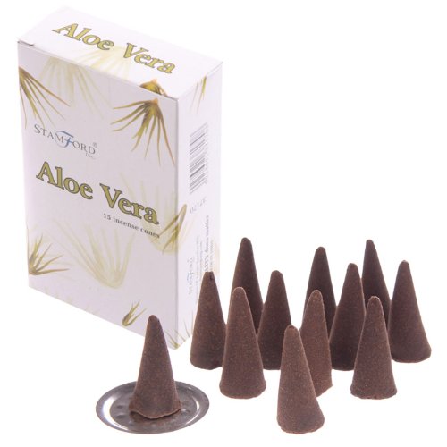 KDMD Aloe Vera Incense Cones - White