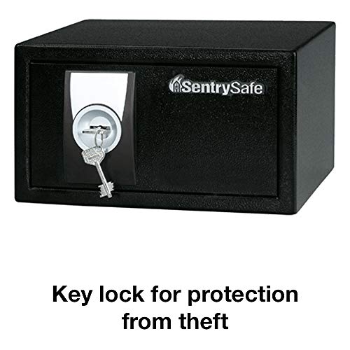 Sentrysafe X031 Security Safe With Key Lock, 0.35 Cubic Feet, Black #TOP2