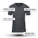 Fresh Clean Threads Men's 1 Pack T-Shirts V Neck Premium Basic Short Sleeve Tees - Fitted Style, Ultra Soft, Tag-Free Comfort