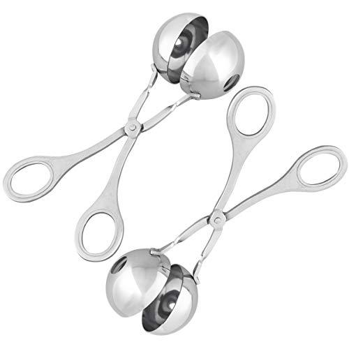 HOLIDYOYO Meatball Maker Meat Ball Maker Meatball Clip Meat Clip Kitchen Gadget Stainless Steel Small Large Size