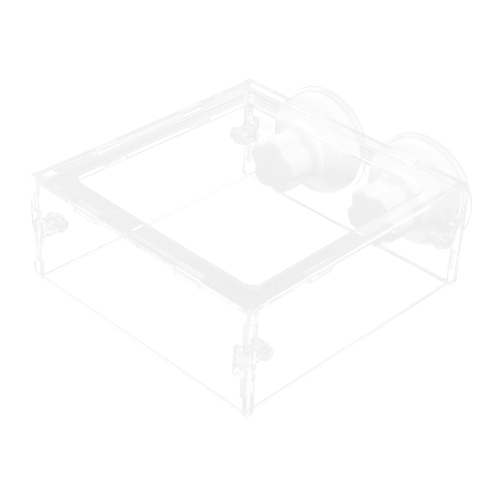 COSMEVIVI Fish Tank Feeding Ring Acrylic Feeding Holder Perfect for Floating Fish Food Reduces Waste