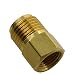 9/16-18 Male 7/16-24 Female Inverted Flare Brake Line Brass Adapter 1/4 GM M/C (E-10-13)