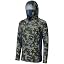 Green Vegetation Camo With Ash Blue Mesh